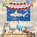 Happy Birthday Bobber Gone Fishing Baby Monthly Photo Banner Little Fisherman First B-day Boys Photo Props Kids Party Decoration Supplies
