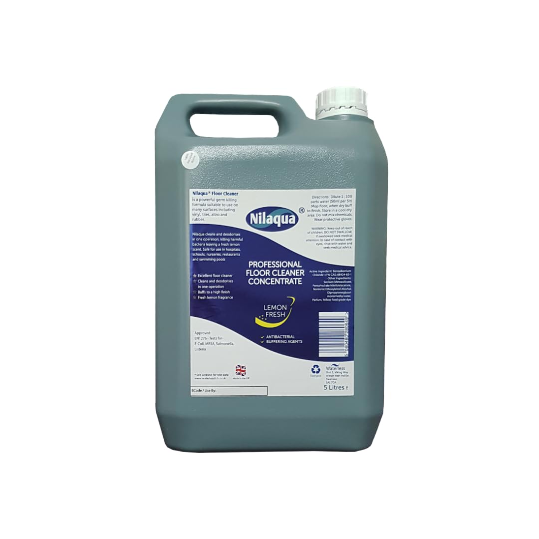 Nilaqua Antibacterial Floor Cleaner Concentrate, Alcohol Free, 5 Litre