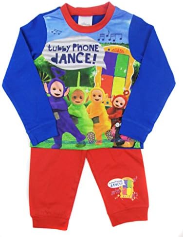 Boys And Girls Toddler Pyjamas Paw Patrol Thomas Spiderman Princess Teletubbies (2-3 Years, Teletubbies Boy)