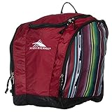 High Sierra Trapezoid Boot Bag, Winter Serape/Brick/Black