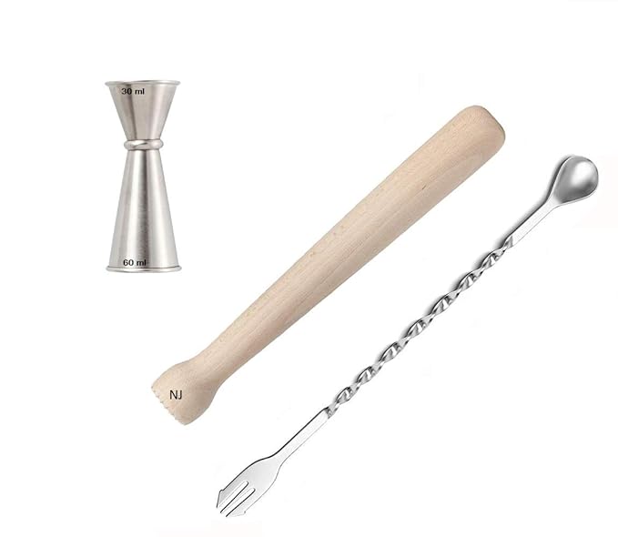 Buy NJ Muddler Bar Tool Set, Professional Grade Bar Tool, Cocktail