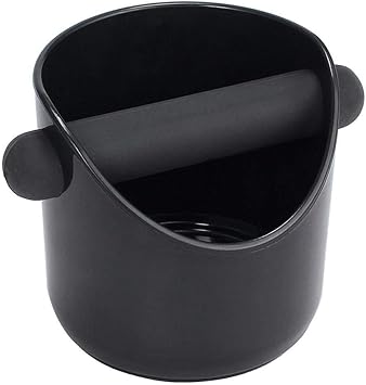 Faruxue Coffee Knock Box, caixa de batida de grãos de café expresso, caixa de trituração de café, base antiderrapante, absorvente de choque, durável para cafeteria, restaurante