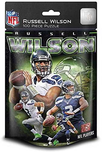 MasterPieces NFL Seattle Seahawks Pouch Jigsaw Puzzle, 100-Piece