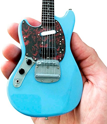 Axe Heaven FM-001 Fender Mustang Sonic Blue Mini Guitar Replica