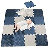 HOMTOL 15 Pieces Foam Play Mats, Puzzle Playmat for