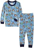 Gerber Monkey Cotton PJs Two Piece, Royal