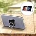 Saiker Cell Phone Grip Ring Holder Stand - Finger Holder Kickstand for Universal Smartphone - iPad iPhone 6 6s 7 7s Plus Samsung Galaxy S6 S7 Note Tablet - Black