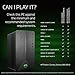 HP Pavilion Gaming Desktop Computer, AMD Ryzen 3 2200G, AMD Radeon RX 550, 8GB RAM, 1TB hard drive, Windows 10 (690-0010, Black)thumb 2