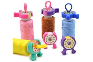 Bobbin Holder 10-Piece Random Color Set - Sewing Machine Bobbin Clips for Organizing Thread, Bobbin Storage Clamps to Prevent