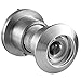Royal H&H Large Door Viewer Security Peek Peep Hole for Home Office 220 Degree Wide Solid Brass Cover (Satin Nickel)