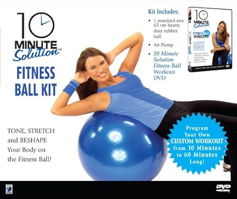 10 Minute Solution Fitness Ball Kit Reino Unido DVD: Amazon.es: 10 ...