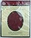 Venice's Heavy Duty 100% Vinyl Shower Curtain Liner with 12 Metal Grommets Color Burgundy