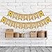 Jute Burlap Happy Birthday Banner with Sunflower Birthday Party Bunting Garland Decoration