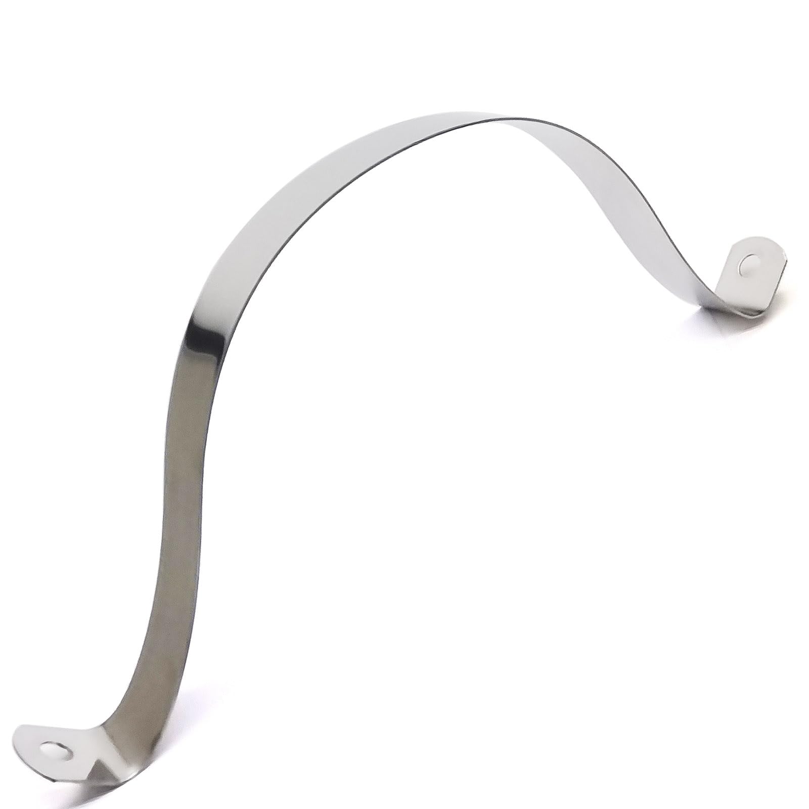 NGe 8inch Rigid Pipe Strap Clamp-Two Hole Strap-U Bracket Tube Clip-Stainless Steel Heavy Duty Pipe Fasten Holder-Secures Conduit,2Pcs（255mm)