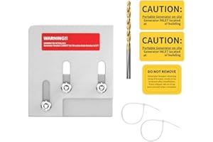 Generator Interlock Kit for Homeline 150&200Amp Panels, Aluminum Alloy Breaker Bracket with 1-3/8" Spacing, Safety Lock to Pr