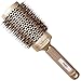 Baasha Hair Brush, Large 3 Inch Round Brush with Boar Bristle, Vented Ceramic Barrel, for Long Hair, Curly Hair, Salon Quality, 1 Count