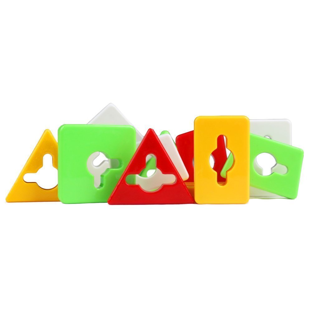 Educational Kids Toys Sorter Stacker Color Piece Column Puzzle Stacking Early Learning Colors Shapes for Children Christmas Gifts