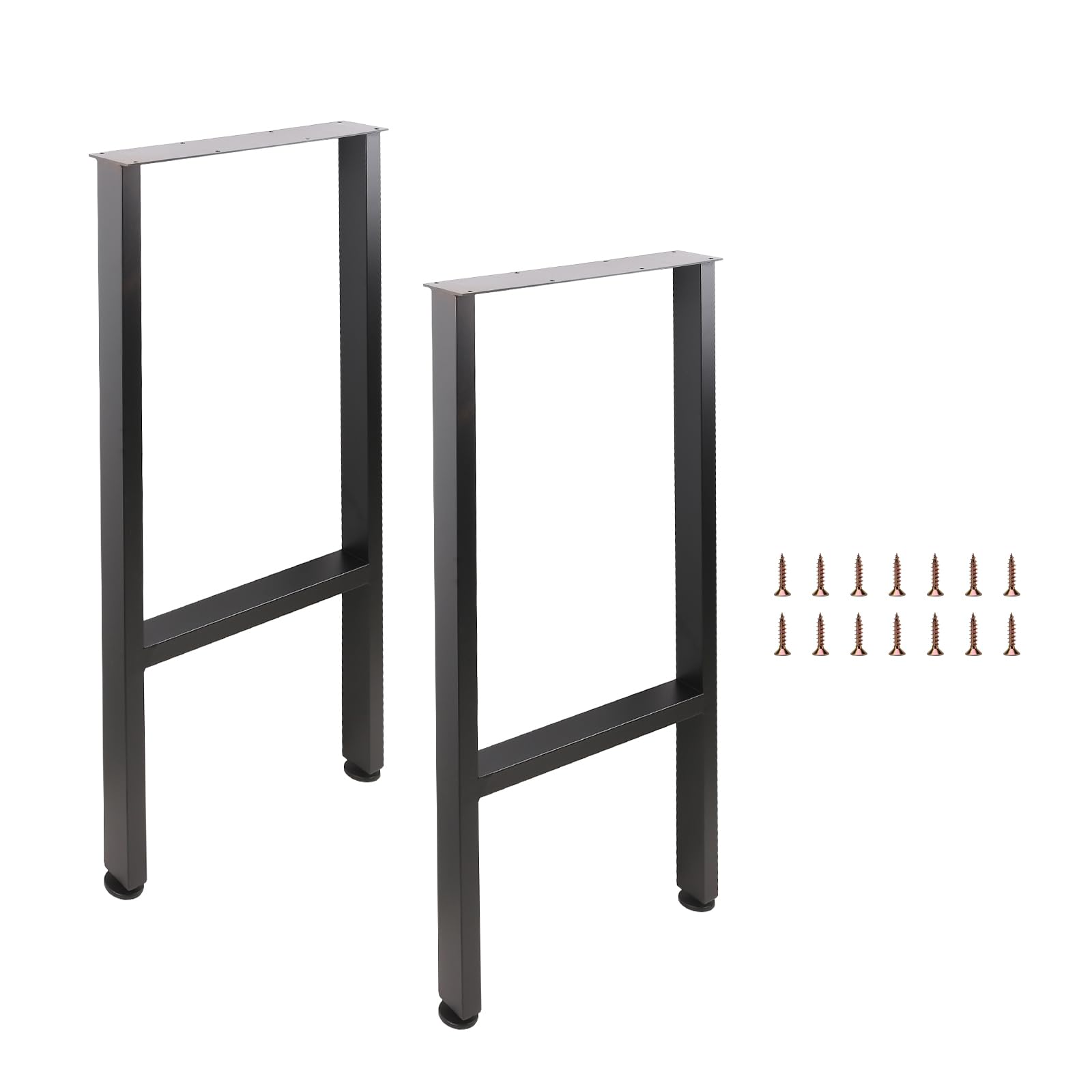 Photo 1 of iWEDN Counter Height Table Legs 36 inch, Bar Height Table Legs, Heavy Duty Metal Legs for Table, Home DIY Furniture Legs, Set of 2 (H Shape)