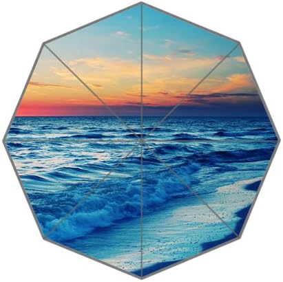 Beash Shore Night Customized Art Prints Umbrella