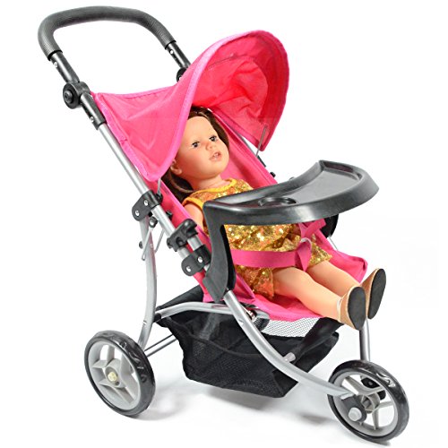 Baby Doll Jogging Stroller with Adjustable Handle for Ages 2+ Buy
