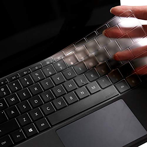 VFENG Ultra Thin Clear TPU Keyboard Cover for Microsoft Surface Go 2018 (Not for Surface Pro 4 & Surface Pro 2017), US Layout