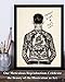 Tattoo Decor - Tattooed Man - Captain Elvy - 11x14 Unframed Art Print - Perfect Tattoo Shop Decor, Tattoo Artist Gifts, Tattoo Sign and Decorations for Parlor