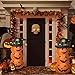 Halloween Inflatable Pumpkin Tumbler ,Most popular Halloween Decoration,4.5Ft Tall Air Blown Wobble Pumpkin with 3 Jack-O-Lanterns and One Witch Hat for Indoor Outdoor Home Art Decoration Yard Party