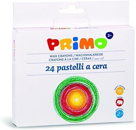 Primo's 24 Colours Wax Crayons Assorted Color (10.5 X 84 Mm)