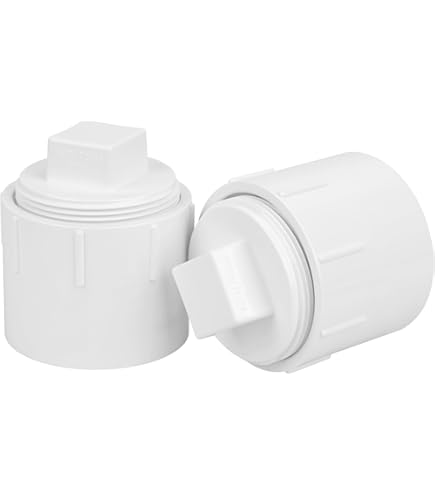 Amazon.com: Canplas 192156 PVC DWV Sanitary Tee, 6-Inch, White