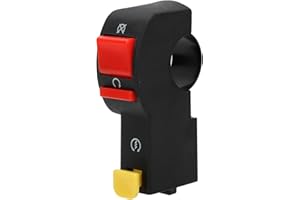 Kill Switch, Motorcycle Kill Switch, Off-Road Engine Cutoff Switch Momentary Button Start Stop Ignition, for Pit Quad Dirt Bi
