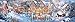 Buffalo Games - Panoramic - Holiday Collection - Christmas Village - 750 Piece Jigsaw Puzzle