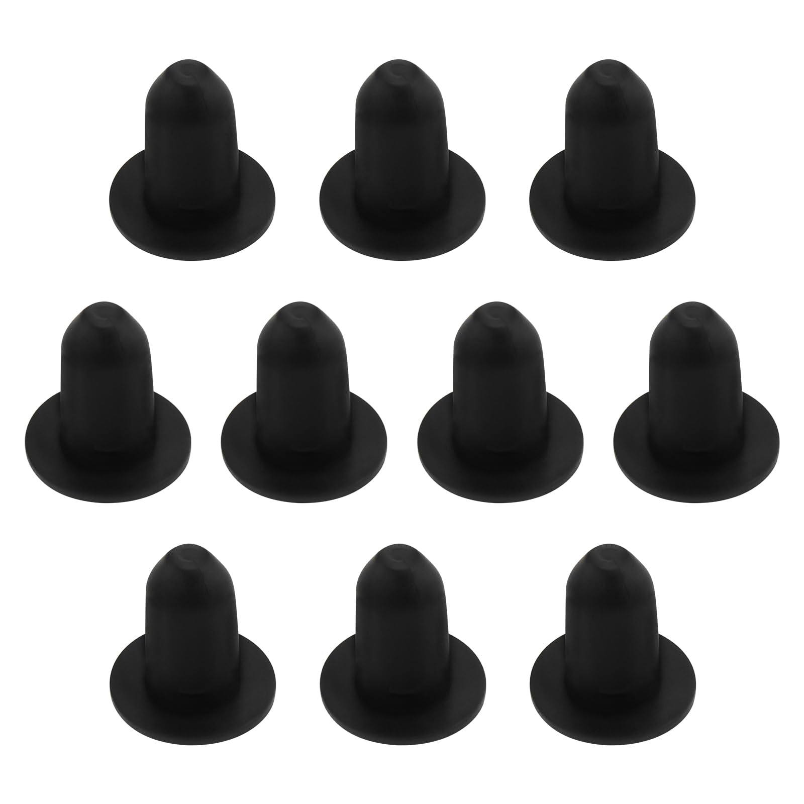 OTOTEC 10x Rear Tail Light Fixing Grommet Plastic Replacement Part 1548464 Compatible with Ford Fiesta Mk6 Mk7 Mk8 2001-2019 Black