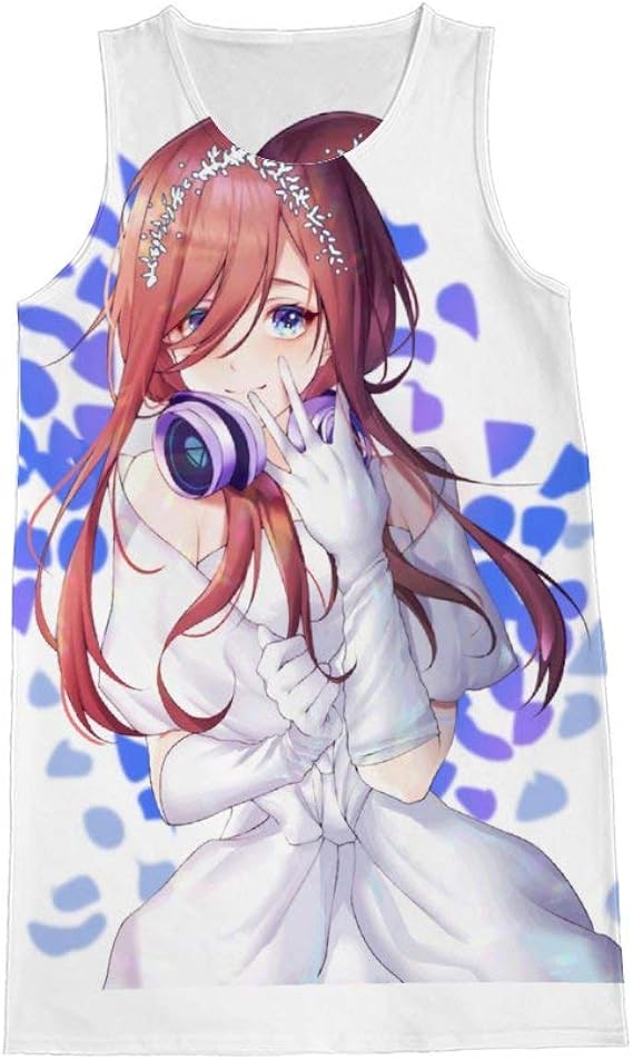 Amazon Co Jp 五等分の花嫁 ワンピース ドレス レディース セクシー O ネック ポリエステルノースリーブ ミニドレス 軽量 余暇 マキシドレス 膝丈 ショート 春夏 服 ファッション小物