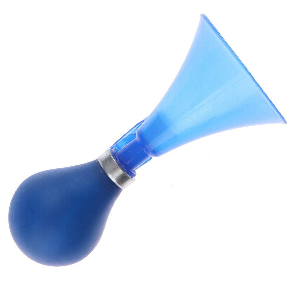 Riloer Kids Bike Bell?children's Bicycle Anti-Theft Bell, Silicone Anti-Fall Device, Children's Bicycle Squeeze Horn, Horn Alarm, Suitable for Children's Bicycle Accessories Blue