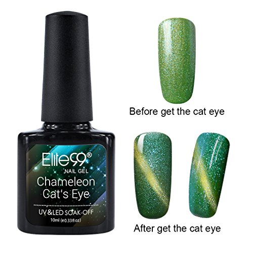 Elite99 Cat Eye Chameleon Color Change Gel Star Style Polish Soak Off UV LED Manicure 10ml 3306