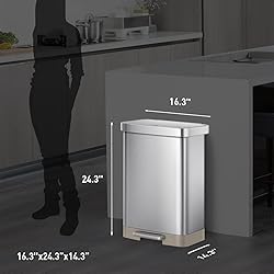 EKO Hudson Matte Stainless 50 Liter/13.2 Gallon