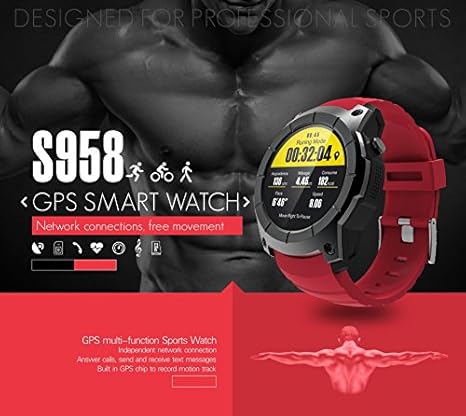 Amazon.com: TORTOYO S958 Smart Watch Phone Heart Rate ...