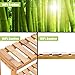 COSTWAY 3-Tier Bamboo Shelf Rack Adjustable Utility Storage Free Standing Bathroom Kitchen Living Room Organizer Holder Stand (3-Tier)