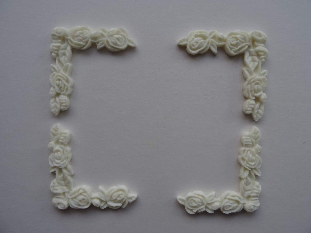 Decorative Rose Corners X 4 Applique Onlay Furniture Moulding Rcs1