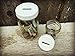 Mason Jar Money Bank Lid - (2 Pack) - Turn Your Mason Jar Into a Piggy Bank! (2 wide mouth bank lids)