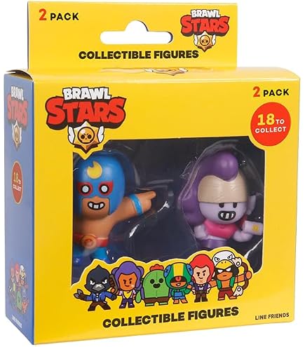 Brawl Stars Lot 12 Figurines S1 BRW2080 - Boîte Luxe Avec 2 Argentées + 1 Dorée Aléatoire, Collection Officielle