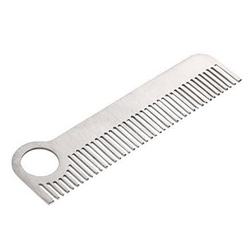 Twinkling Stars Practical Hair Comb Unisex Edc Tool Metal