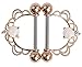 SkullParty Nipplerings Piercing Women 14G Stainless Steel Opal Nipple Piercing Barbell Bar Rings - Rose Gold