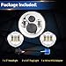 SUPAREE 7 inches Led Motorcycle Headlight Fog Passing Lights DOT Kit Set for Touring Road King Ultra Classic Electra Street Glide Tri Cvo Heritage Softail Deluxe Fatboy Chrome
