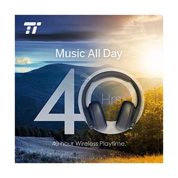 Noise-Cancelling-Headphones-TaoTronics-Active-Noise-Cancelling-Wireless-Over-Ear-Headphones-with-40-Hour-Playtime-HiFi-Stereo-CVC-60-Built-in-Mic-Foldable-Design Noise Cancelling Headphones, TaoTronics Active Noise Cancelling Wireless Over Ear Headphones with 40 Hour Playtime (HiFi…