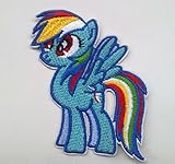 My Little Pony - Rainbow Dash Embroidered Patch/applique
