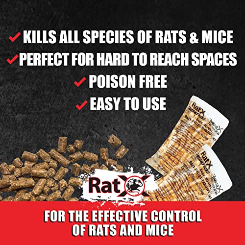RatX Throw Packs Bait Pellets for Mice and Rats, Pack of 6 Pricepulse