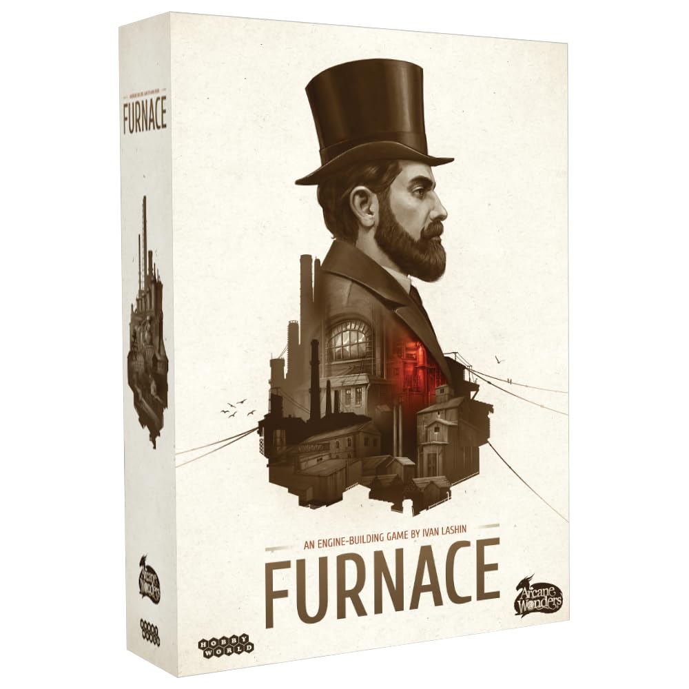 Arcane Wonders | Furnace | Board Game | Ages 14+ | 2-4 Players | 30-60 Minutes Playing Time Multicolor,AWGAW08FN