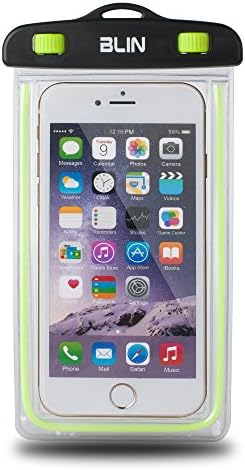 BLIN Universal Waterproof Case Bag for iPhone 6,6 plus,5s,Samsung S6,LG Sony Nokia Motorola.Also fits other Smartphones up to 6.0"diagonal(green)