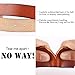 NPET Men's Classic Full-Grain Belt Genuine Leather Belt without Belt Buckle 1.5